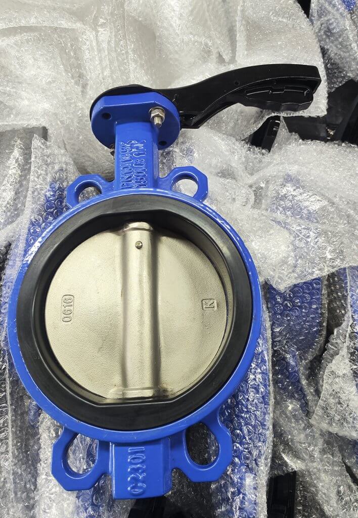 handle wheel resilient seated wafer butterfly Valve