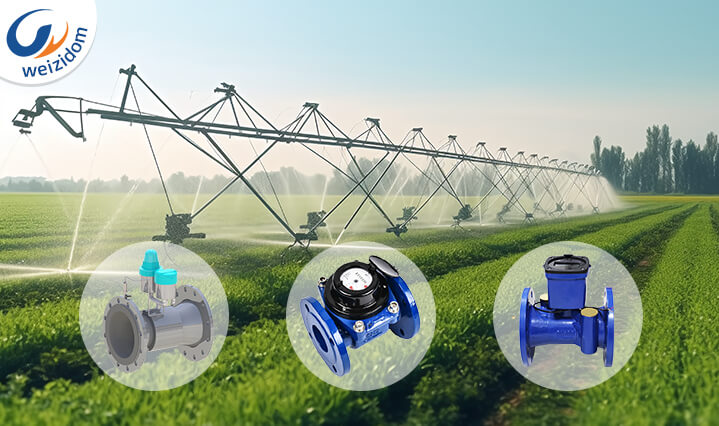 water meter of irrigation system